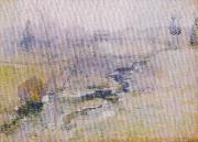 John Henry Twachtman End of Winter oil painting artist